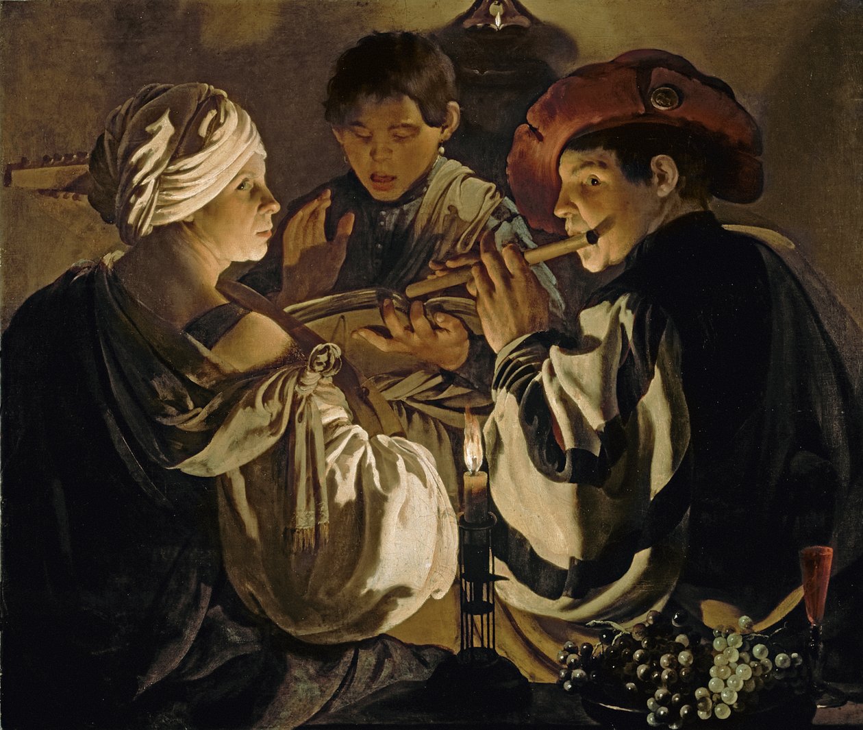 Konser, c.1626 by Hendrick ter Brugghen