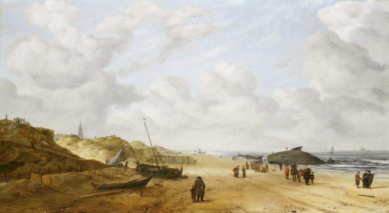 Scheveningen kumlarının görünümü by Hendrick van Anthonissen