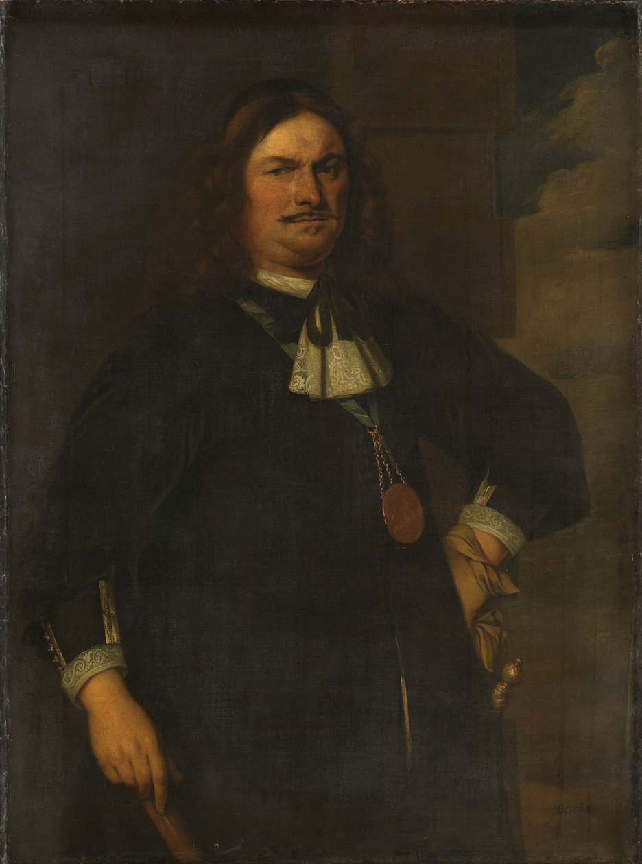 Adriaen Banckert (c 1620-1684), Zeeland Koramiral by Hendrick Berckman