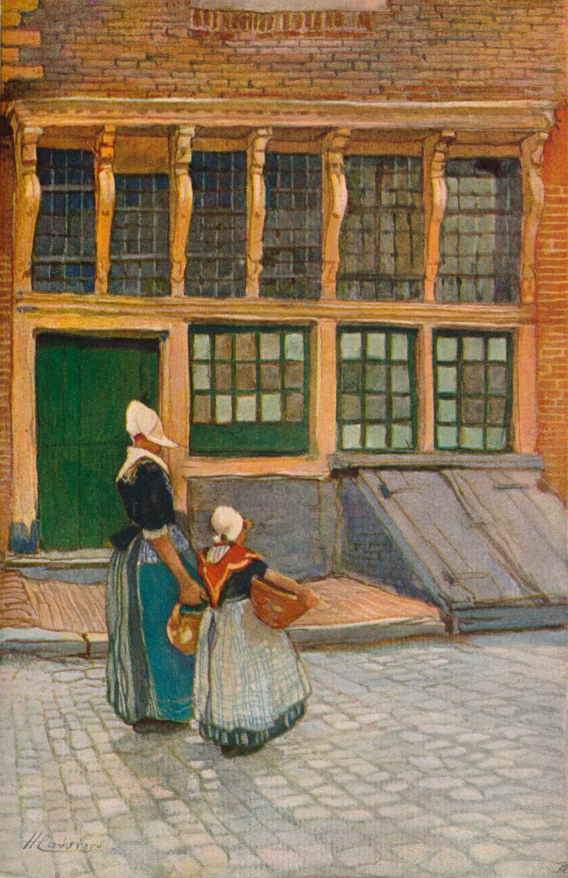 Marketten Dönüş, c1902 by Hendrick Cassiers
