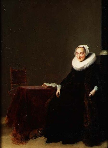 Bir Kadının Portresi by Hendrick Gerritsz Pot