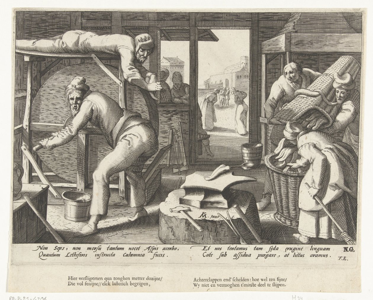 dil kalemtıraş by Hendrick Goltzius (attributed to workshop of)