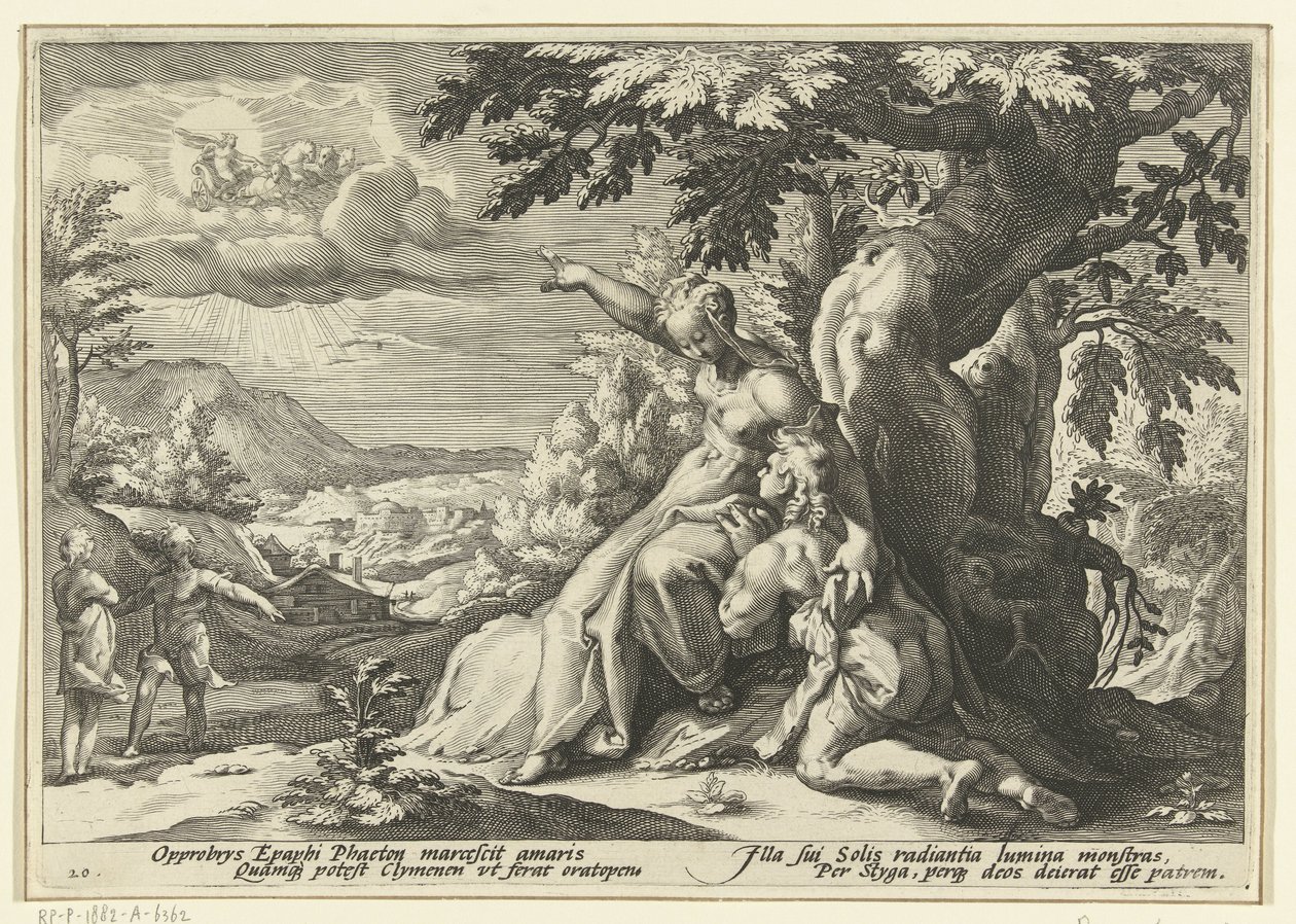 Clymene, güneş tanrısı babası Phaethon