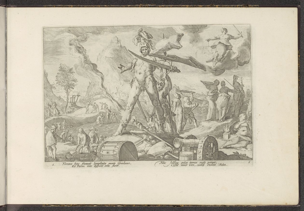 Demir Çağı Ovid'in Metamorfozları (dizi başlığı) P. Ovid Naso'nun yeniden yaratımları (dizi başlığı) by Hendrick Goltzius (workshop of)