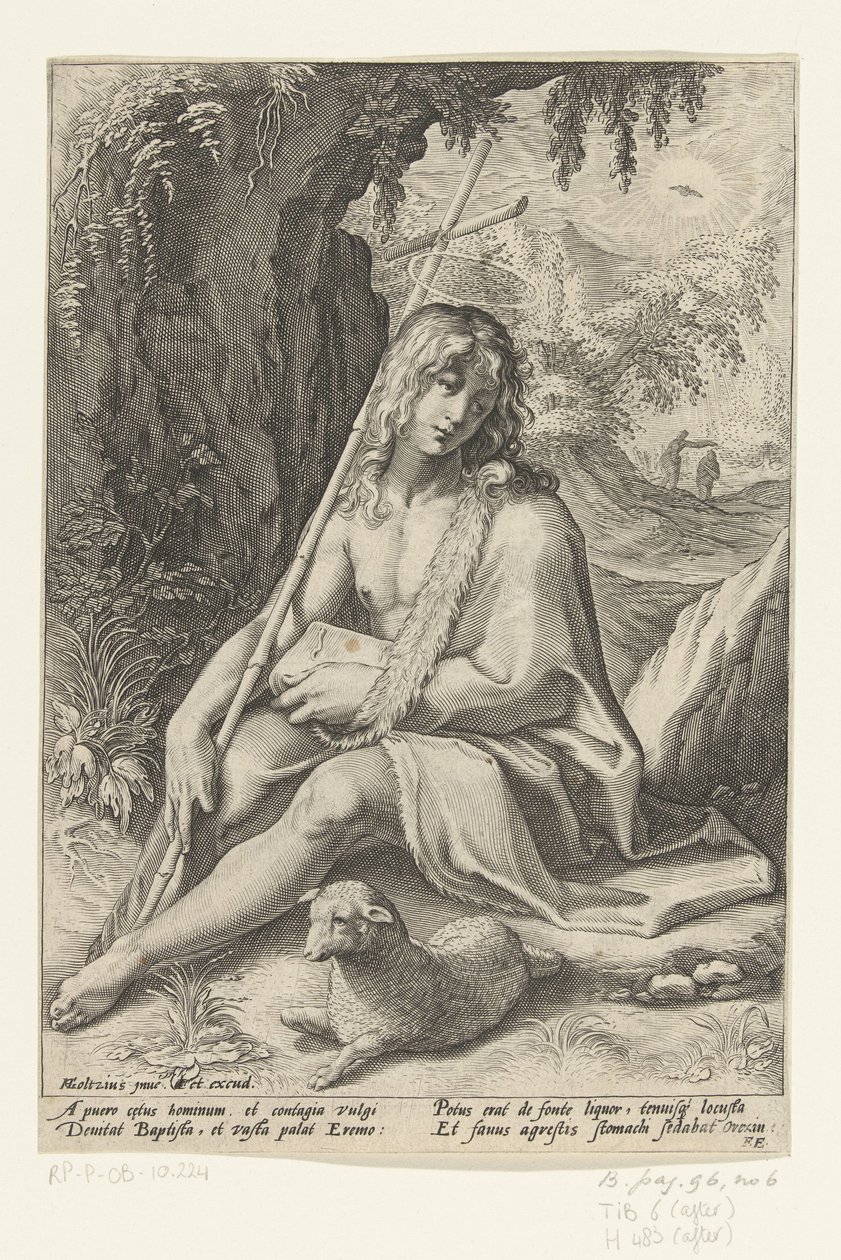 Hazreti Yahya by Hendrick Goltzius (workshop of)