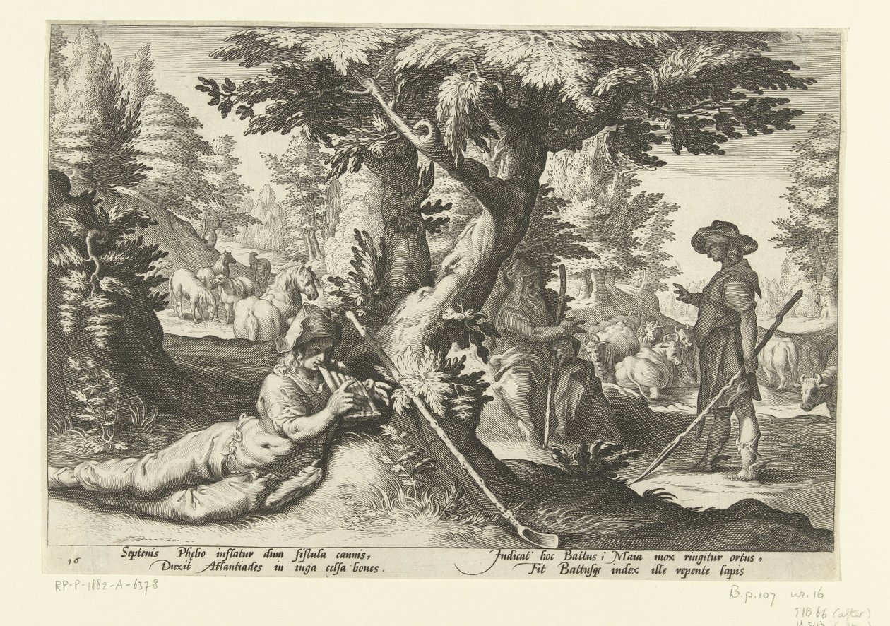 Merkür ve Battus Ovid