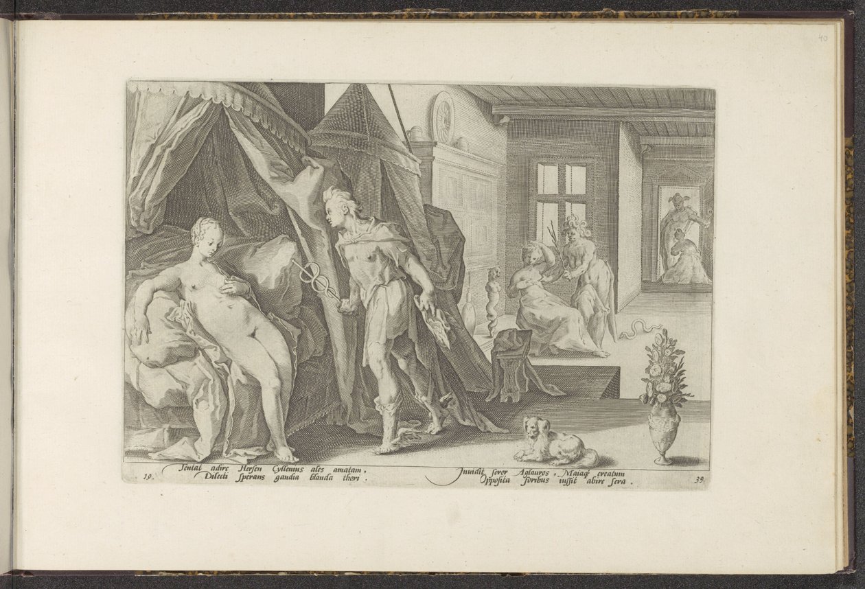 Herses kamerasında Mercurius Ovid