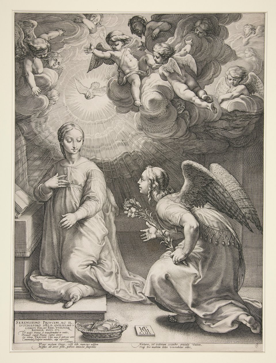 duyuru by Hendrick Goltzius