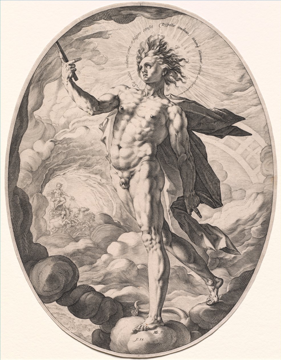 Apollon by Hendrick Goltzius