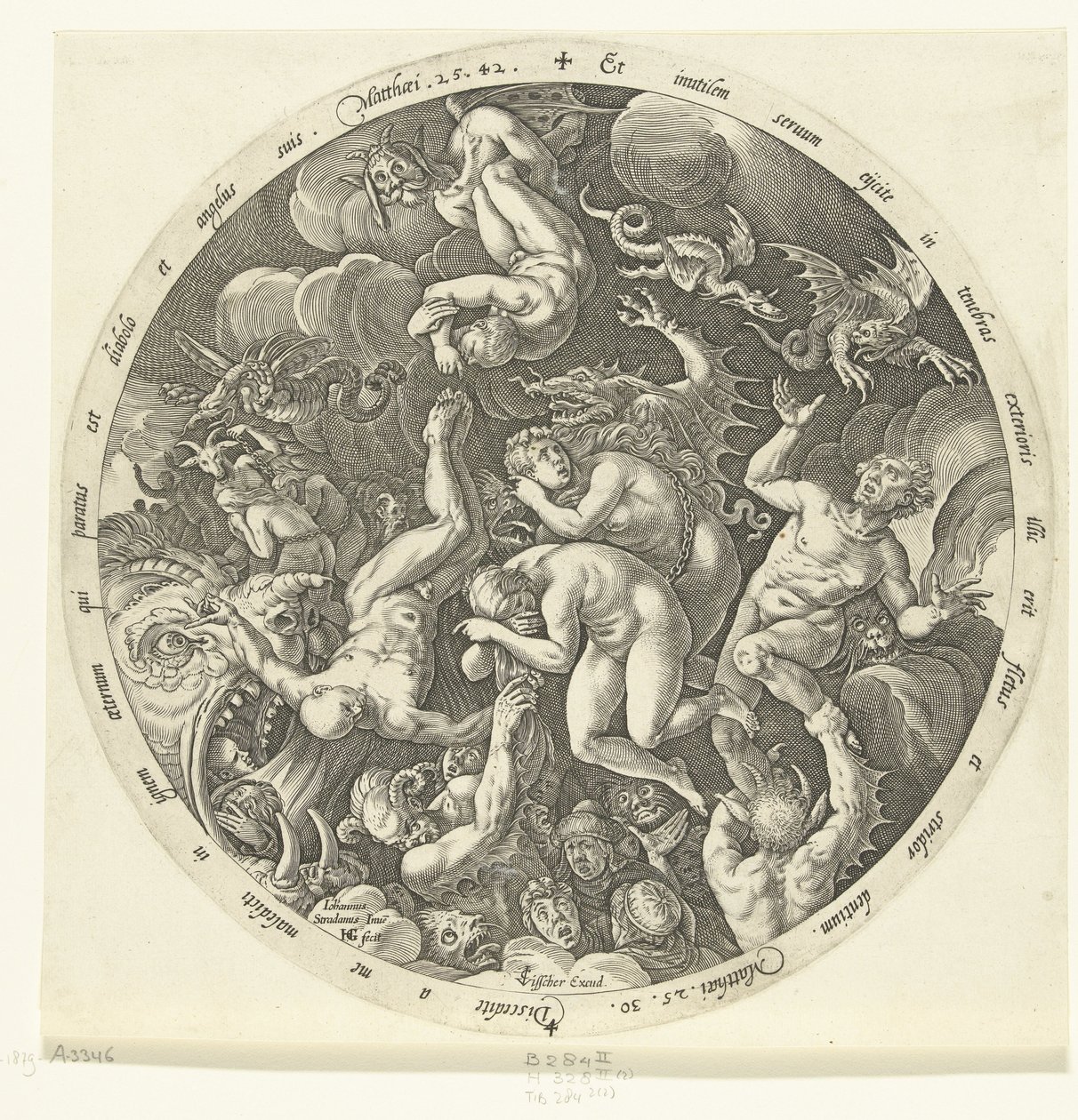 lanetli cehenneme girer Son Yargı (dizi adı) by Hendrick Goltzius