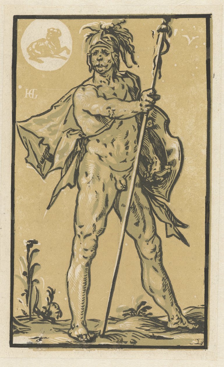 Mars by Hendrick Goltzius