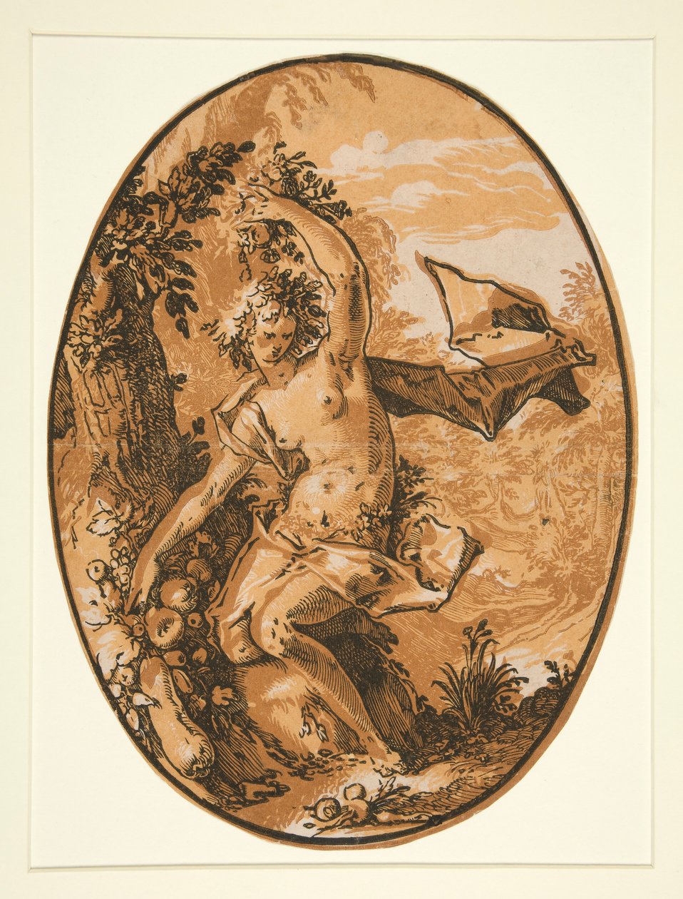 Persephone (Proserpina) by Hendrick Goltzius