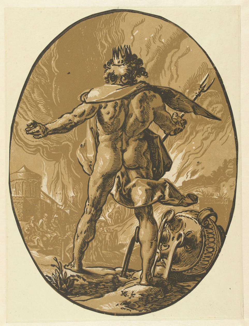 Plüton Tanrıları ve Tanrıçaları (dizi adı) by Hendrick Goltzius
