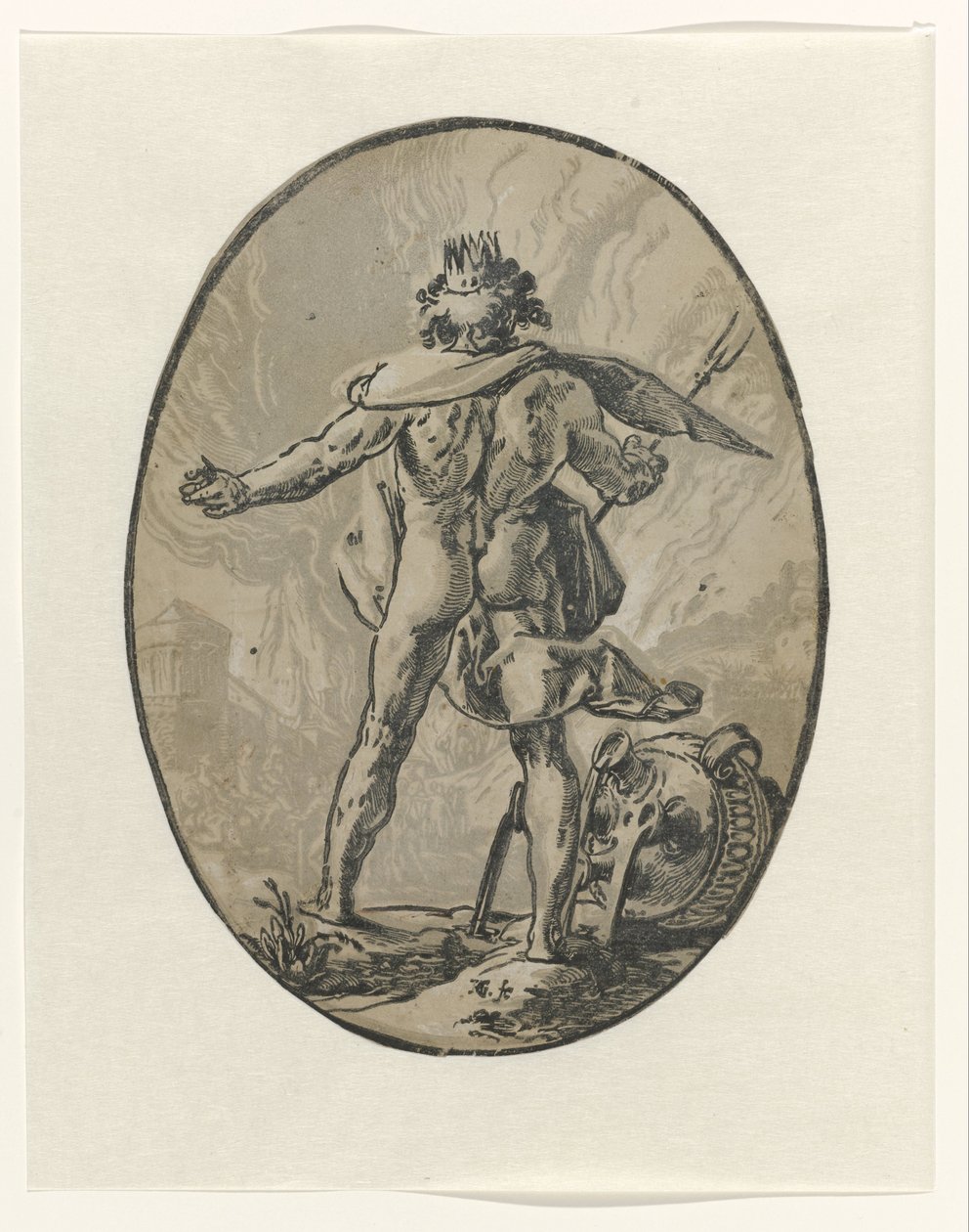 Plüton by Hendrick Goltzius
