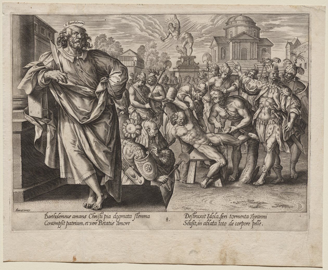 Aziz Bartholomeos by Hendrick Goltzius