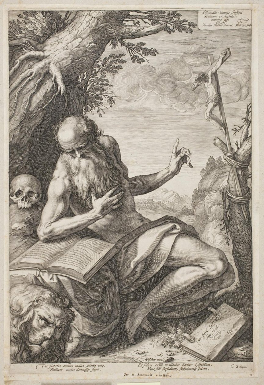 Aziz Jerome by Hendrick Goltzius