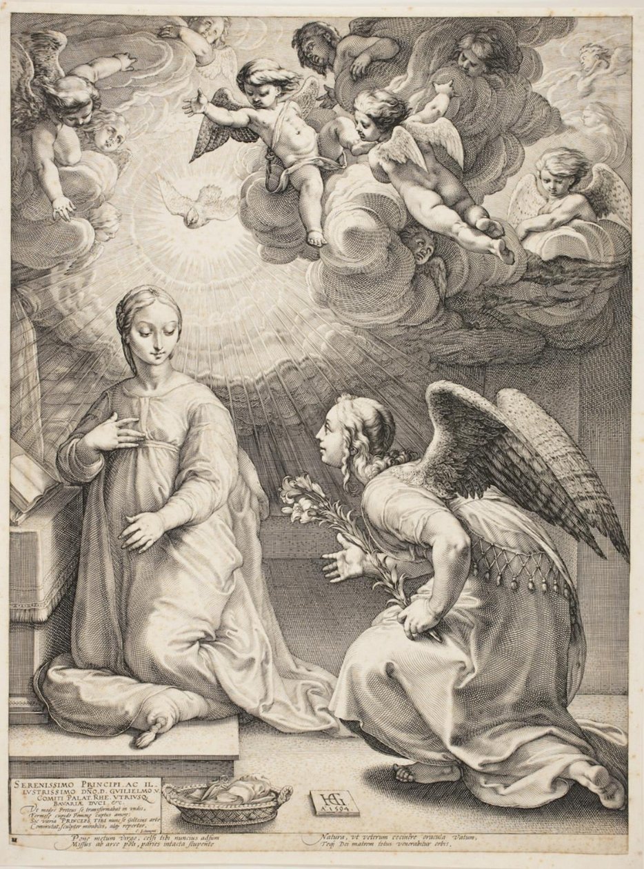 Duyuru by Hendrick Goltzius