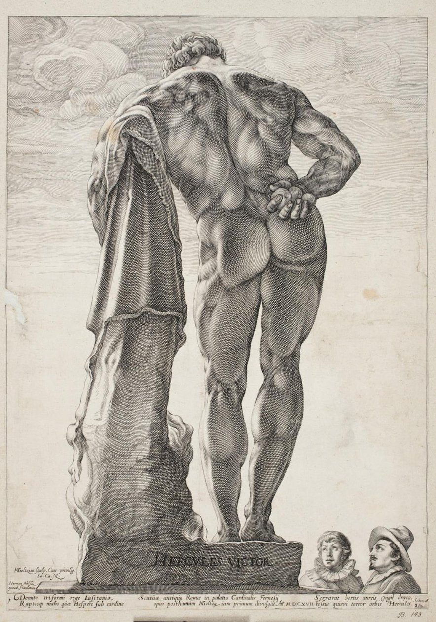 Farnese Herkül by Hendrick Goltzius