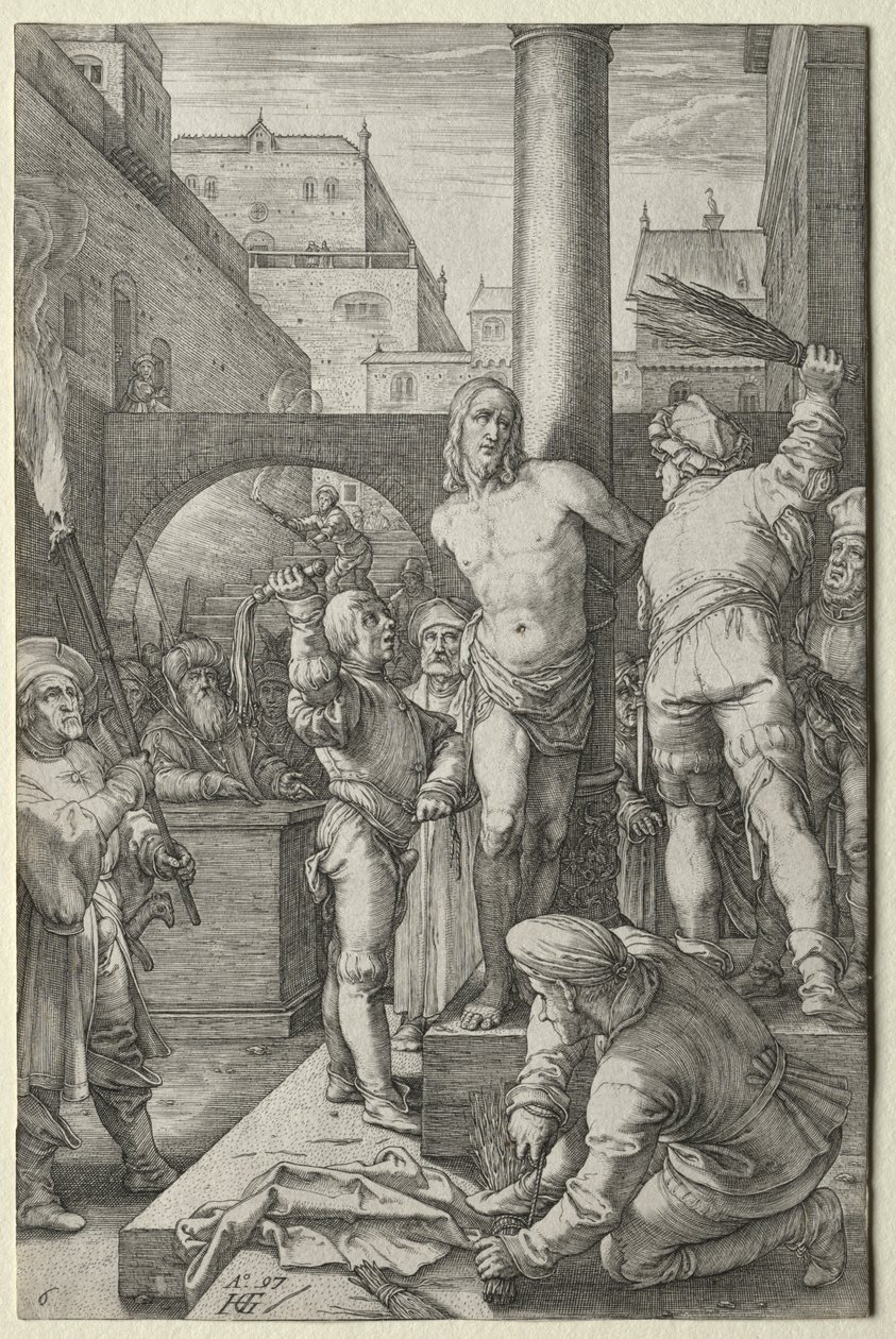 Tutku: Kırbaçlanma by Hendrick Goltzius