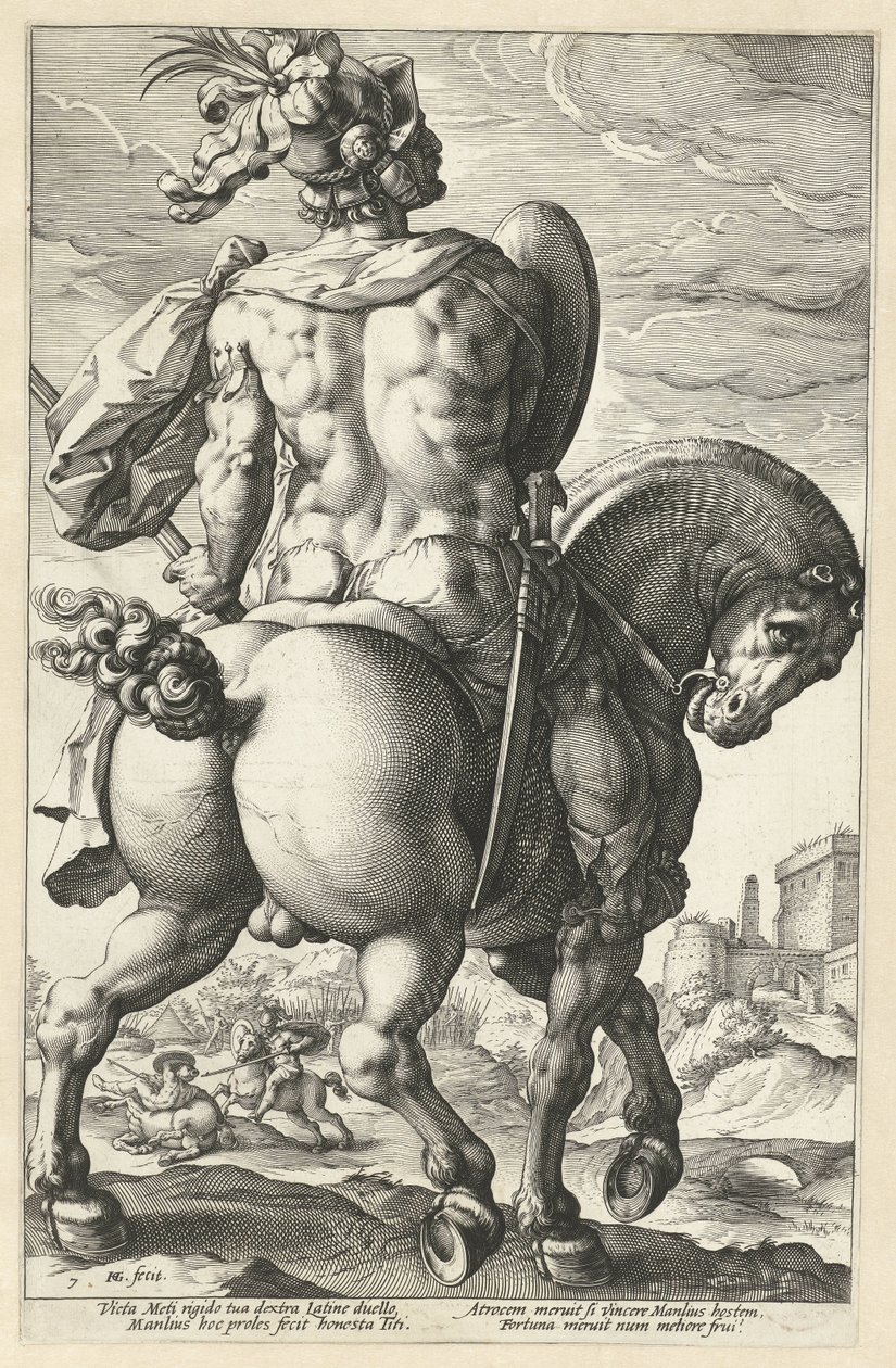 Titus Manlius Roma Kahramanları (dizi adı) by Hendrick Goltzius