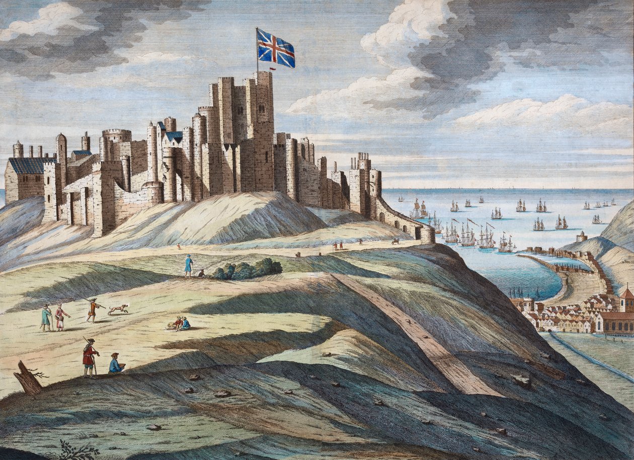 18. yüzyılın başlarında Dover Kalesi by Hendrick Hulsberg