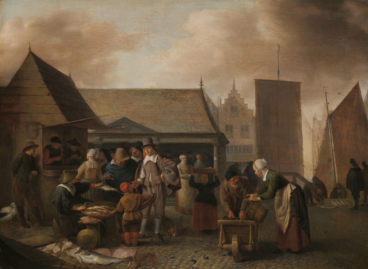 Balık Pazarı by Hendrick Martensz. Sorgh