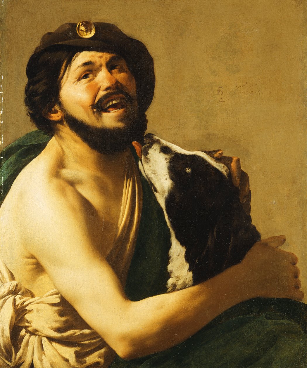 Köpekle Gülen Bravo, 1628 by Hendrick ter Brugghen