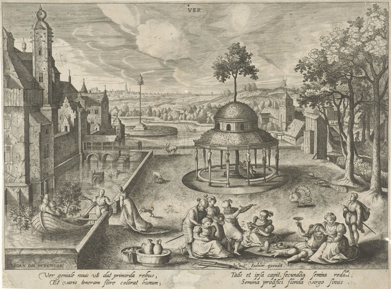 Bahar Ver (nesne üzerindeki başlık) Dört Mevsim (dizi adı) by Hendrick van Schoel