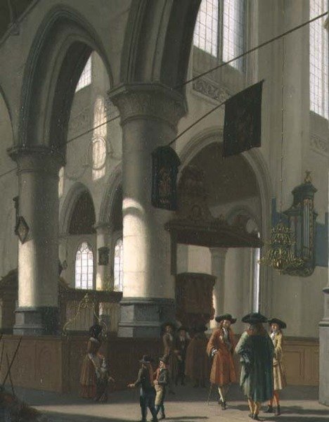 Bir Kilise İçi by Hendrick van Streeck