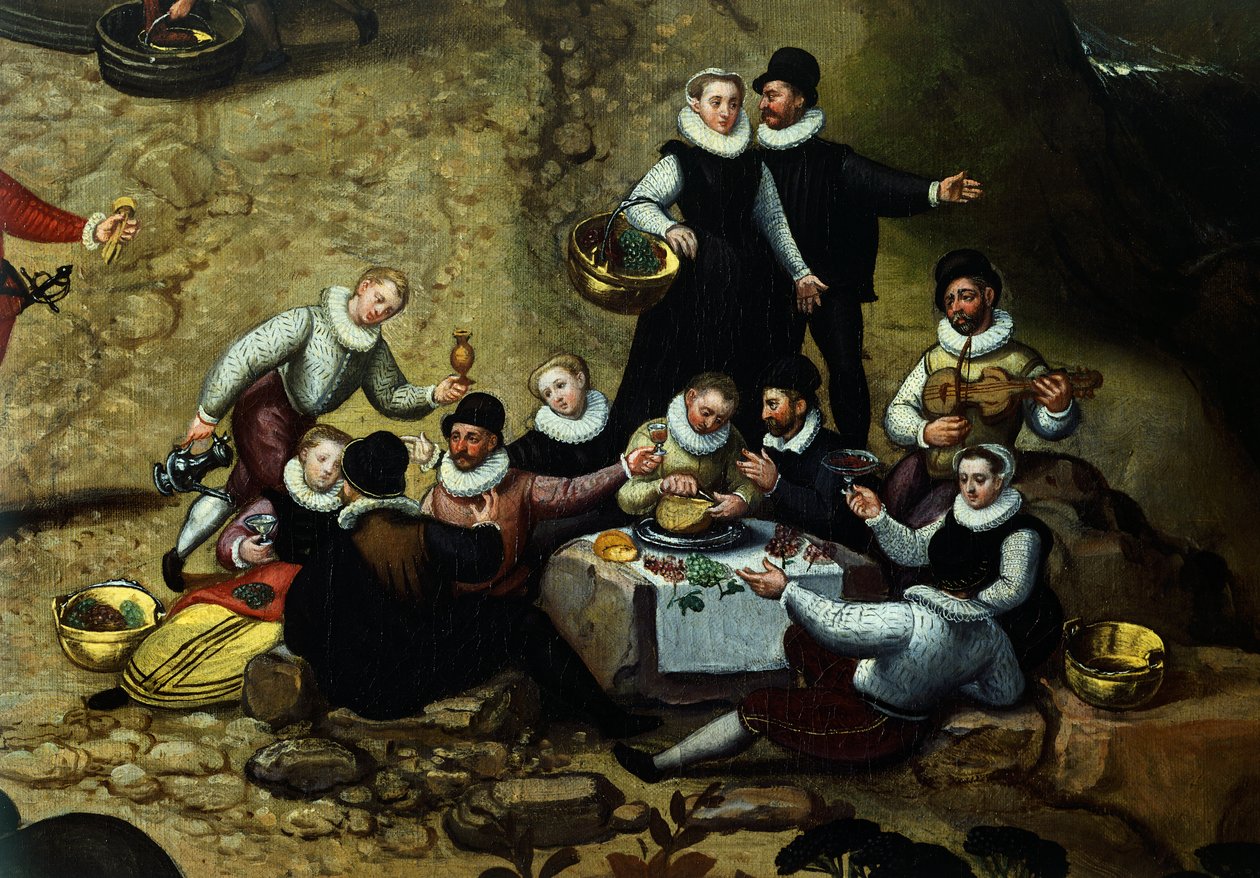 Ülke fuarı, Lucas van Valkenborch tarafından, dolaylarında (1530-1597) by Hendrick van den (1530 97) Broeck