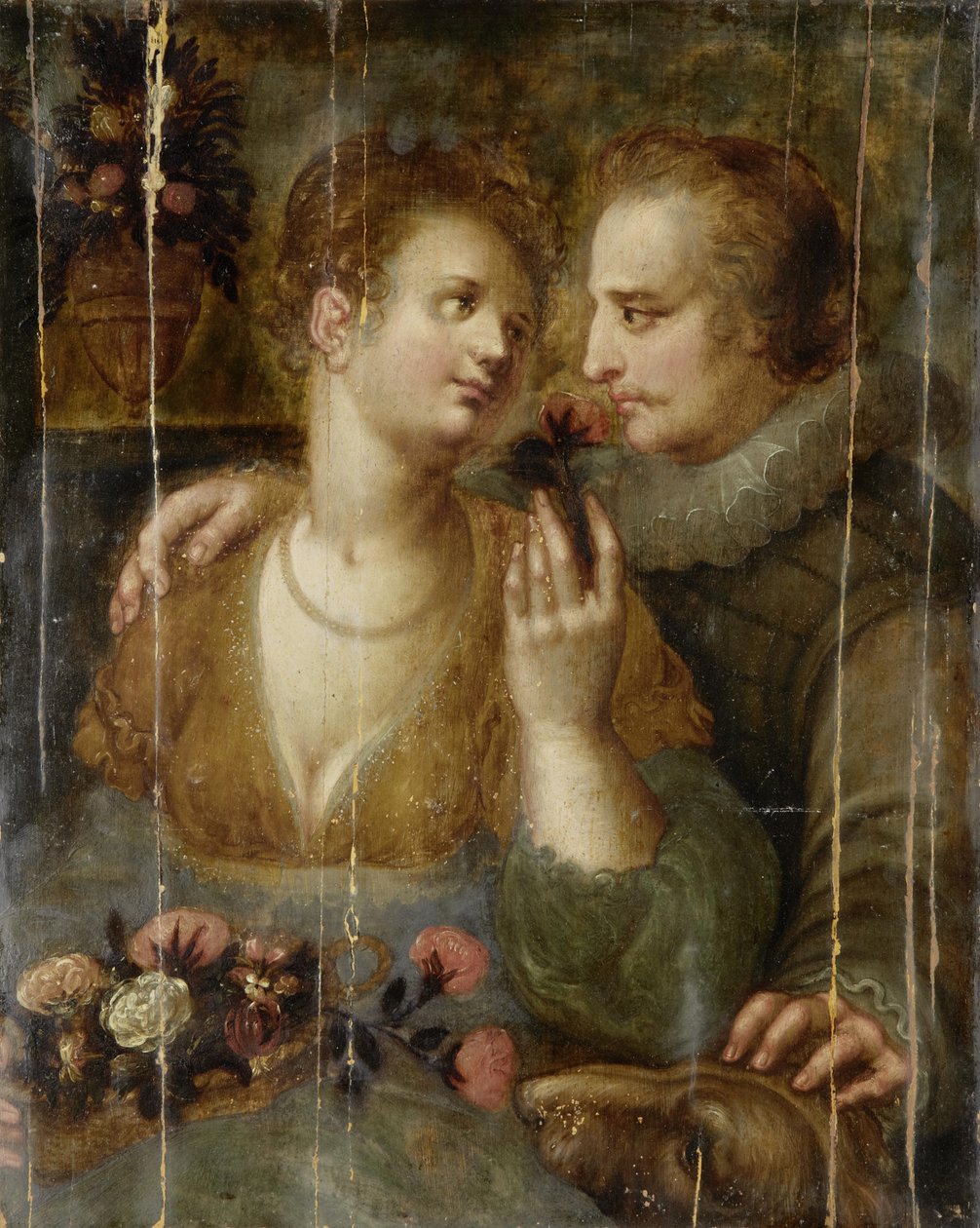 flört sahnesi by Hendrik Goltzius