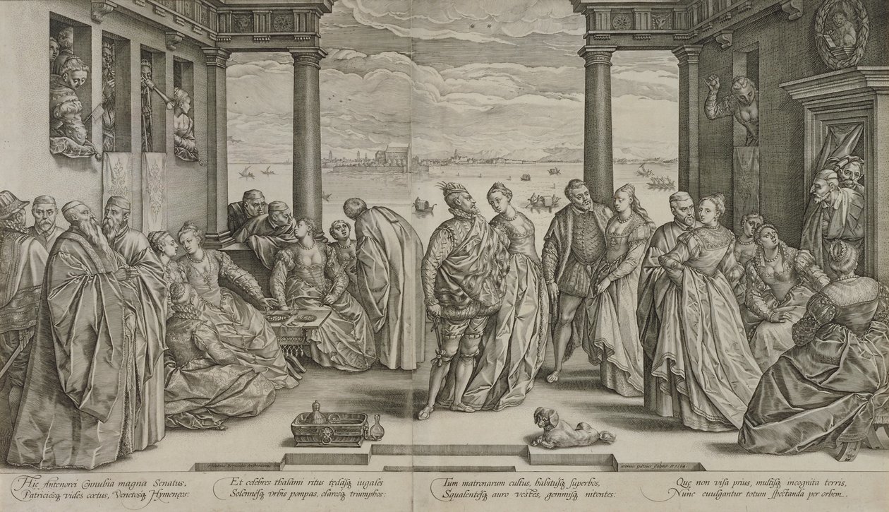 Venedik Düğünü, 1584 by Hendrik Goltzius