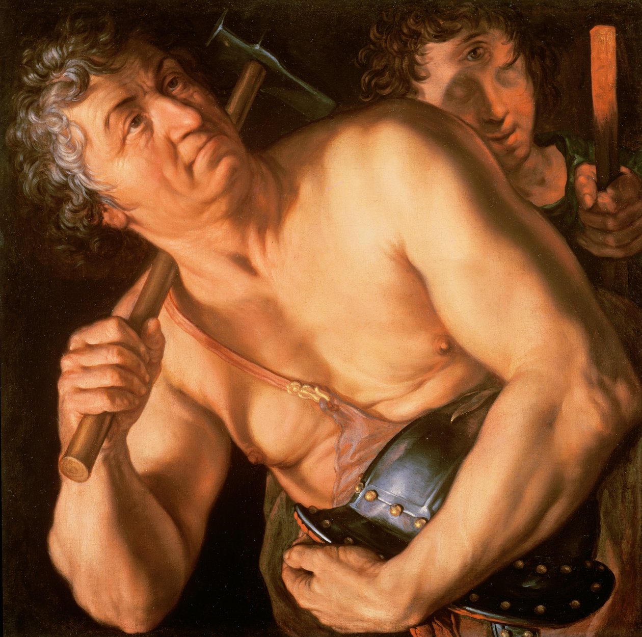 Vulkan, 1615 by Hendrik Goltzius