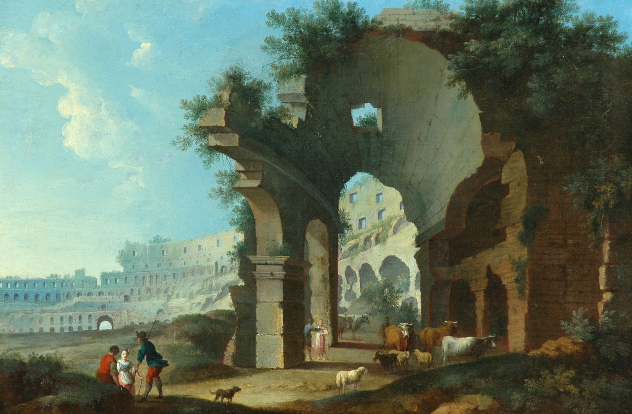 Roma'daki Kolezyum by Hendrik van Lint