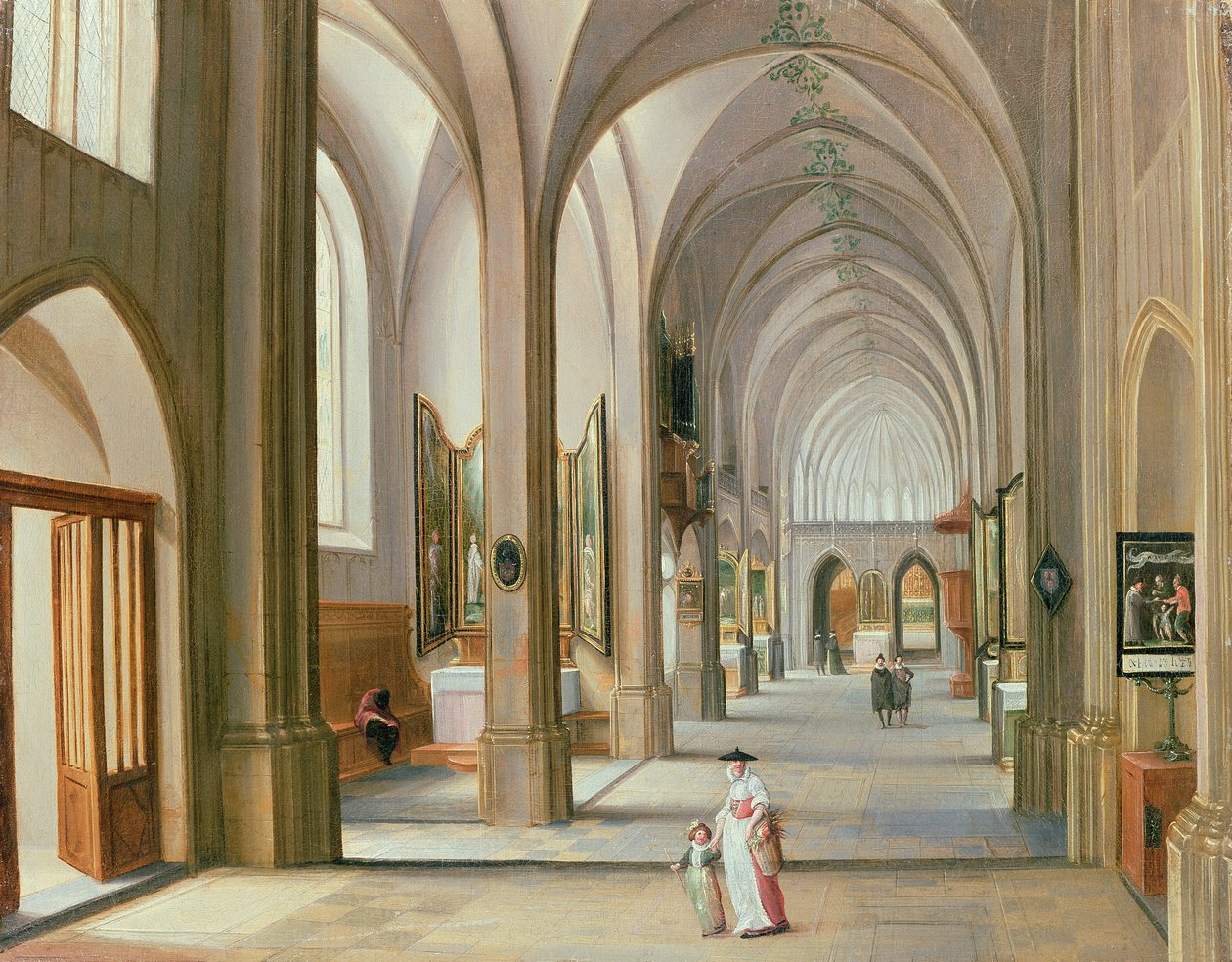 Kilise İç by Hendrik van Steenwyck