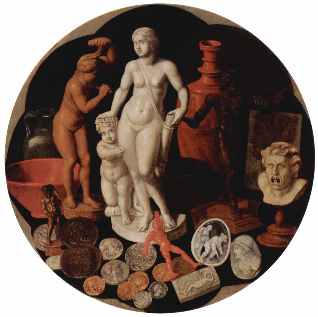 Nadir bir koleksiyon ile natürmort by Hendrik van der Borcht the elder