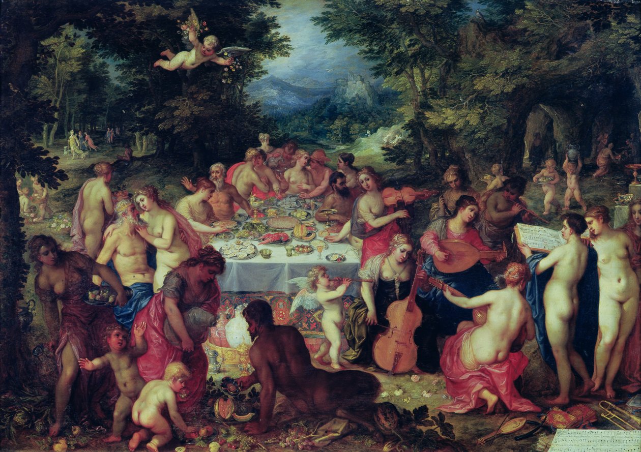Tanrıların Ziyafeti by Hendrik van the Elder Balen