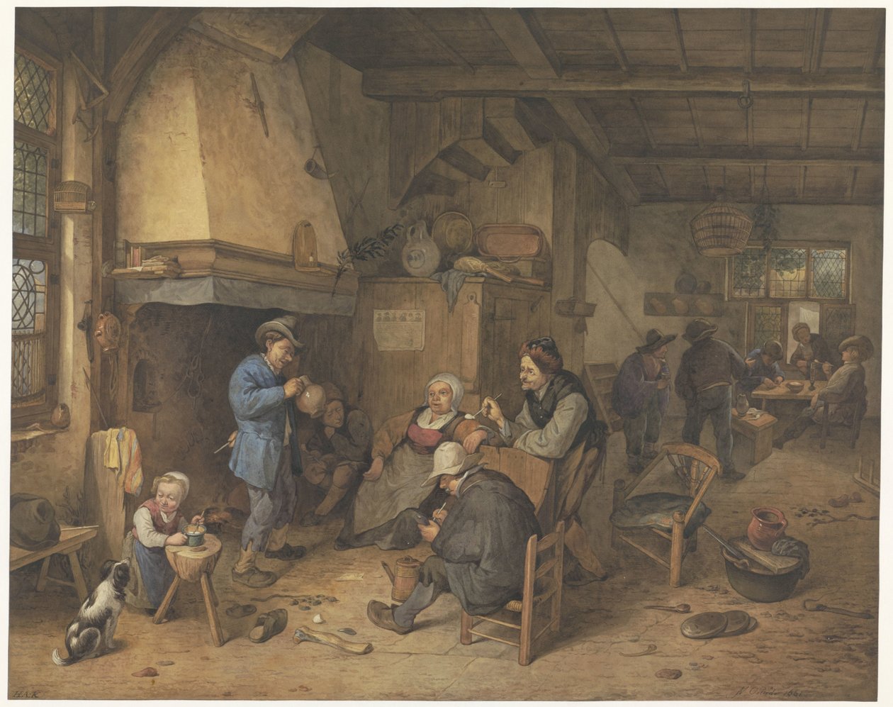 Çiftçi şirket kapalı by Hendrik Abraham Klinkhamer