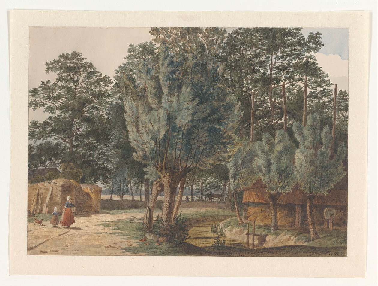 De Bilt yakınlarındaki Houdringe arazisinde by Hendrik Abraham Klinkhamer