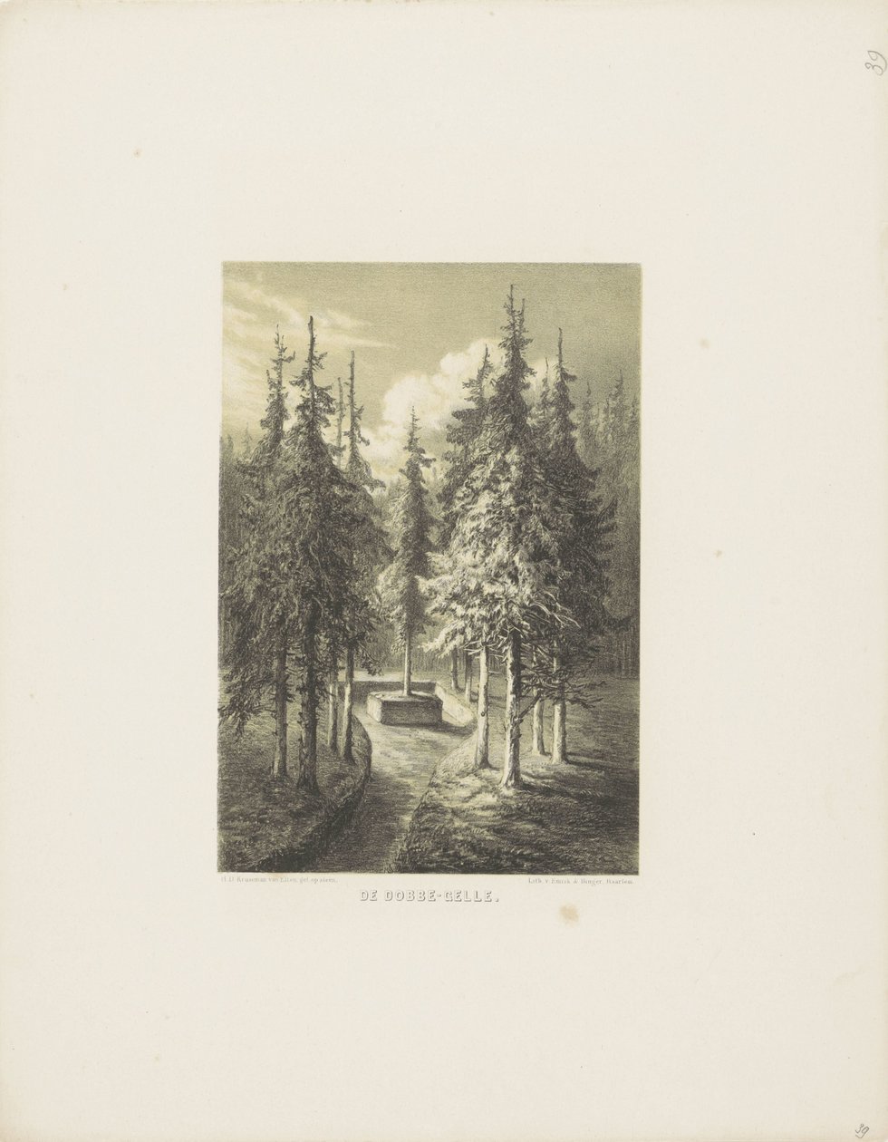 Dobbe-Gelle De Dobbe-Gelle (nesne üzerindeki başlık) by Hendrik Dirk Kruseman van Elten
