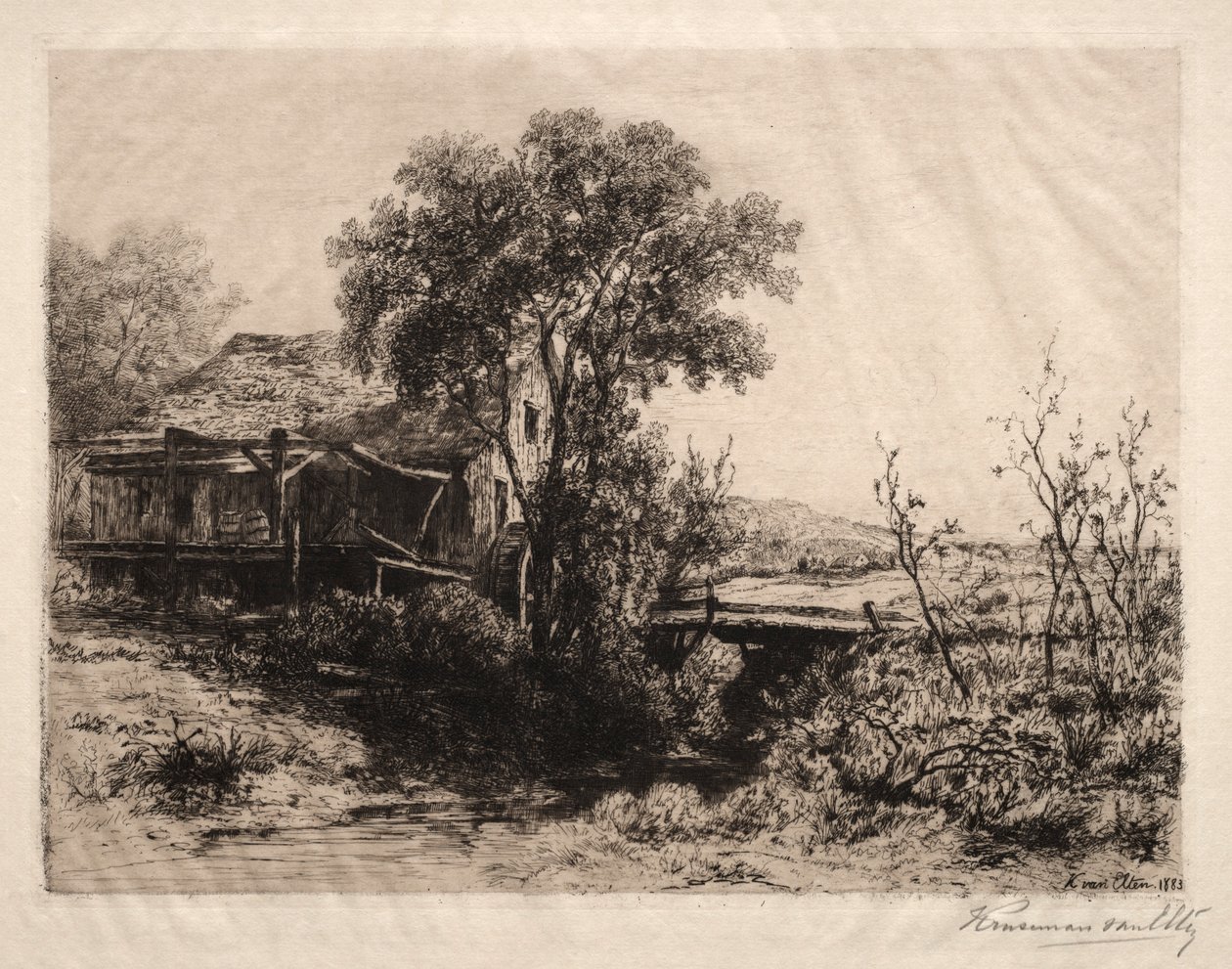 Terkedilmiş Değirmen, 1883. by Hendrik Dirk Kruseman van Elten