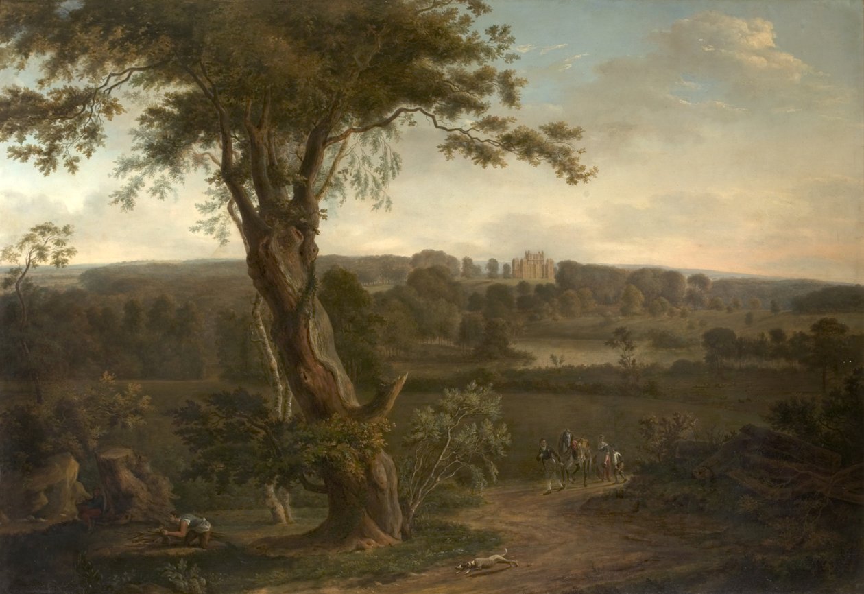 Wollaton Hall Parkı, Nottingham, 1795 by Hendrik Frans de Cort