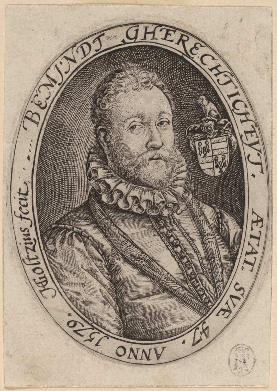 Adriaen van Swieten by Hendrik Goltzius