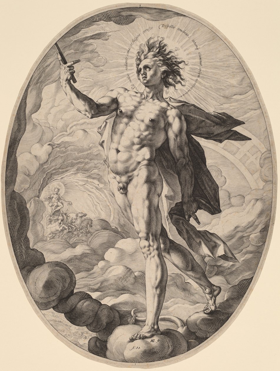 Apollon by Hendrik Goltzius