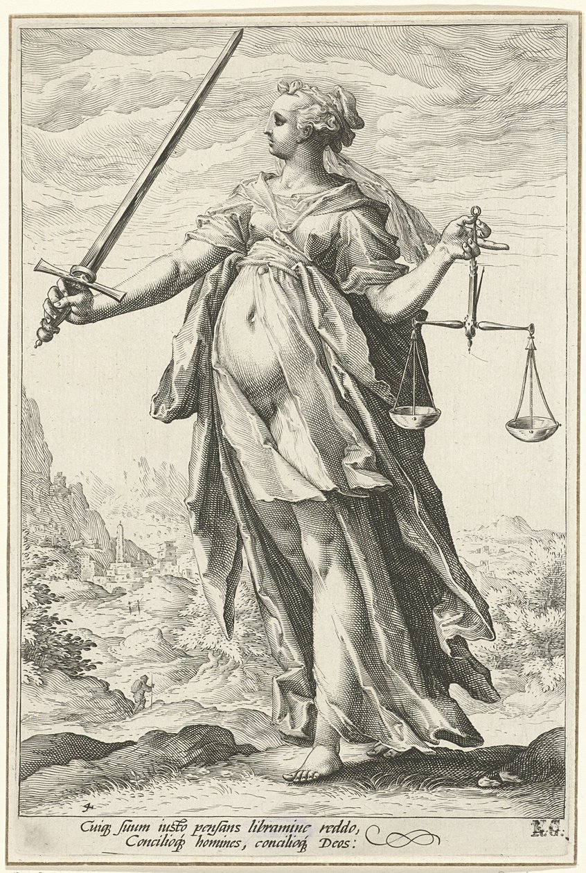 adalet adalet by Hendrik Goltzius