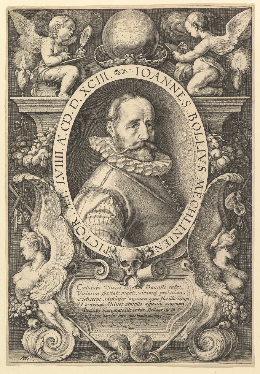 Hans Bol, 1593. by Hendrik Goltzius