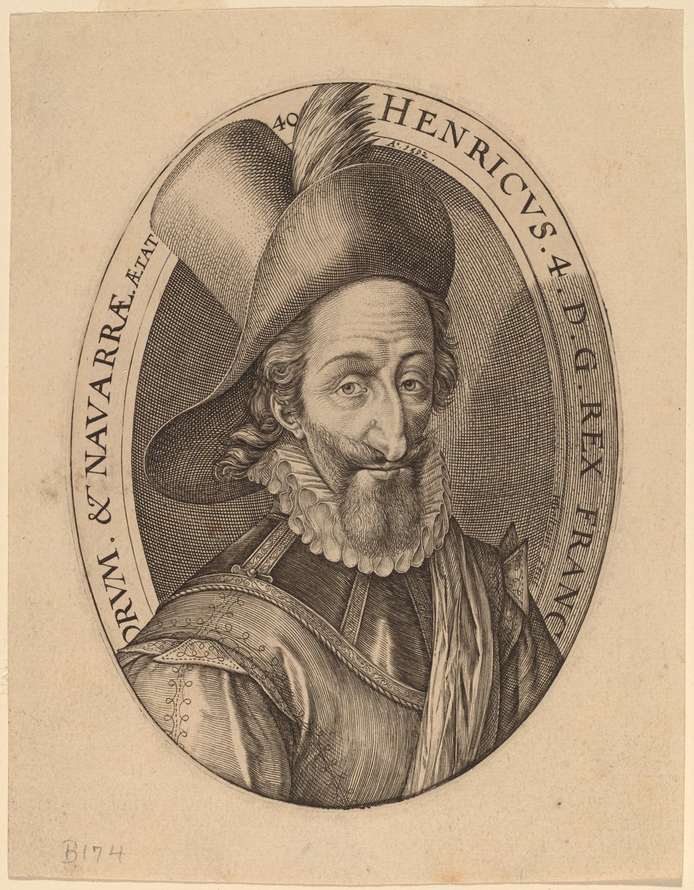 Henry IV, Fransa Kralı by Hendrik Goltzius
