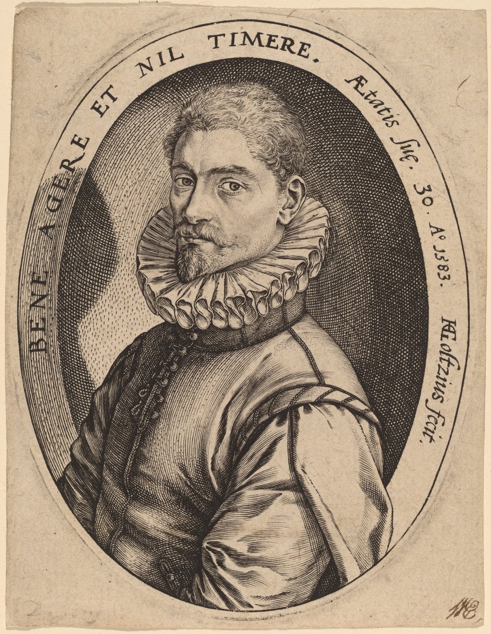 Jerome Scholiers by Hendrik Goltzius