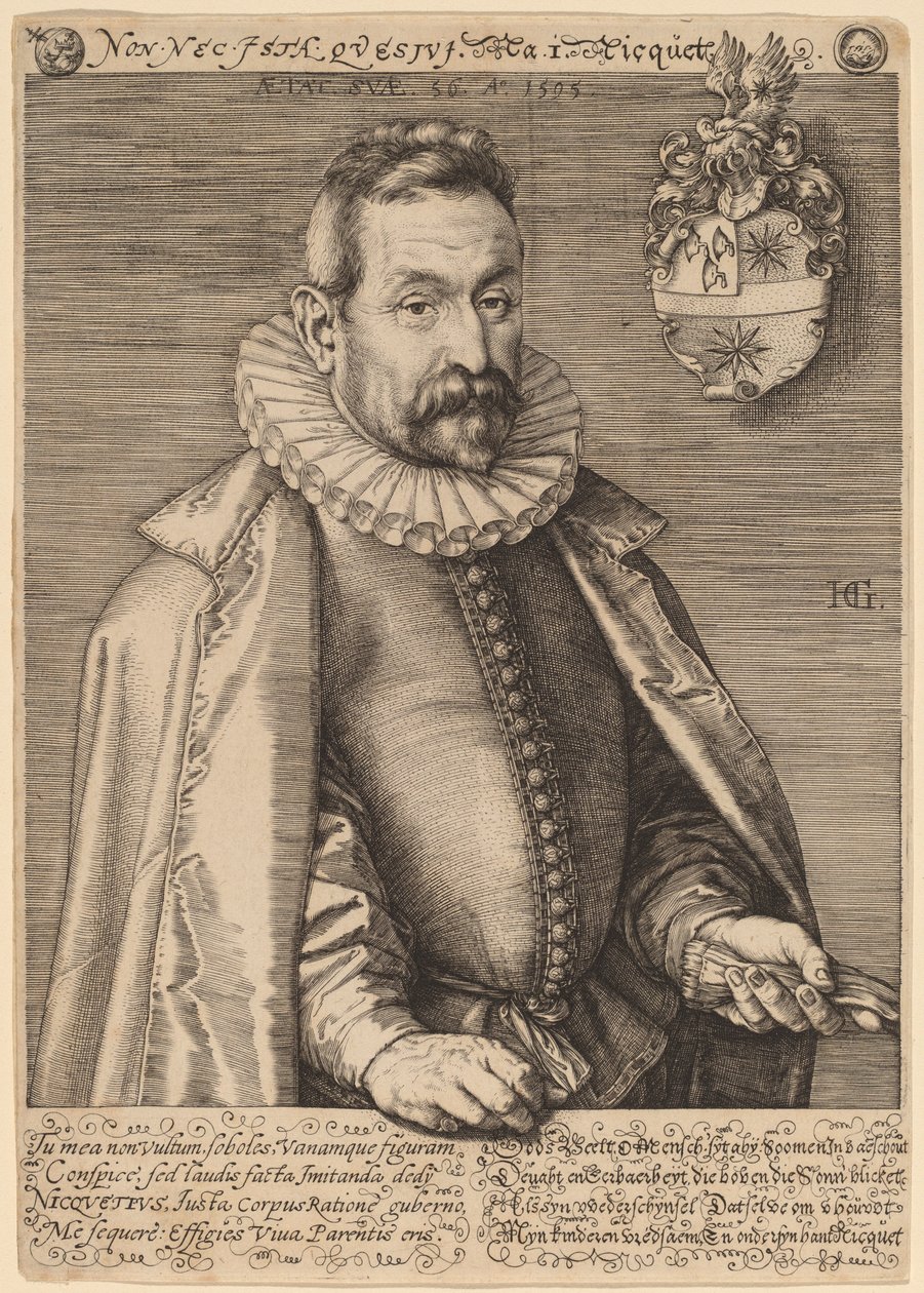 Jan Niquet by Hendrik Goltzius