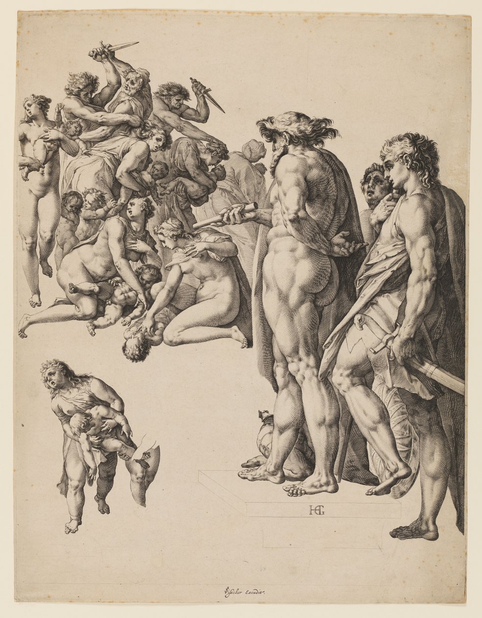Masumların Katliamı by Hendrik Goltzius